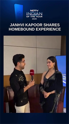 Video: 'Wholesome, Unique, Giving': Actor Janhvi Kapoor On 'Homebound' Experience
