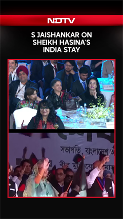 S Jaishankar On Sheikh Hasina's India Stay: "She Has To Make Up Her Mind"