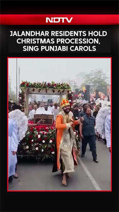 Jalandhar Residents Hold Christmas Procession, Sing Punjabi Carols