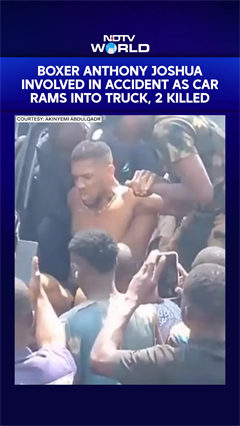 Ex World Heavyweight Champion Anthony Joshua Pulled From Car Wreckage In Nigeria
