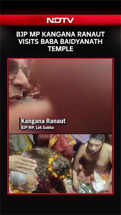 Kangana Ranaut Visits Baba Baidyanath Temple, Prays For Everyone's Well-Being