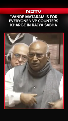 Viral Video: VP Radhakrishnan Counters Mallikarjun Kharge On Vande Mataram In Rajya Sabha