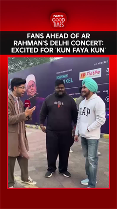 Fans Excited, Line Up At IGI Stadium Ahead Of AR Rahman's Concert