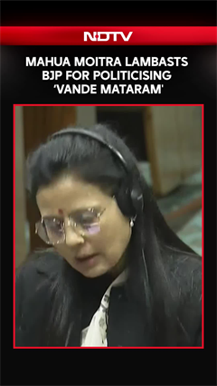 TMC MP Mahua Moitra Lambasts BJP For Politicising ‘Vande Mataram' Ahead Of West Bengal Elections