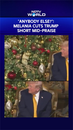"Anybody Else?" Melania Cuts Trump Short Mid-Praise During Christmas Call At White House