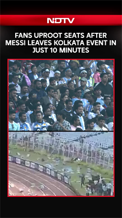 Lionel Messi's Stadium Lap Cut Short In Kolkata