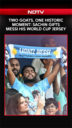 Two GOATs, One Historic Moment: Sachin Gifts Messi His 2011 World Cup Jersey