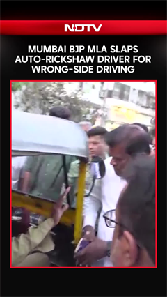 Mumbai: BJP MLA Slaps Auto-Rickshaw Driver For Wrong-Side Driving