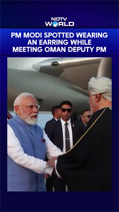 PM Modi Spotted Wearing An Earring While Meeting Omar Deputy PM