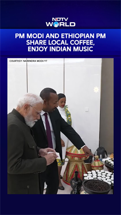PM Modi And Ethiopian PM Share Local Coffee, Enjoy Indian Music