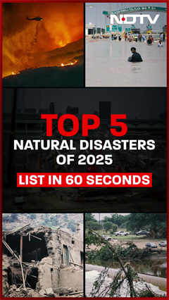 Top 5 Natural Disasters Of 2025 | Year Ender 2025