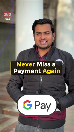 Never miss  payment again