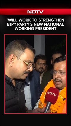 "Will Work To Strengthen BJP": Party's New National Working President Nitin Nabin Tells NDTV