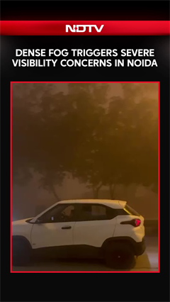 Severe Visibility Concerns In Noida Amid Dense Fog