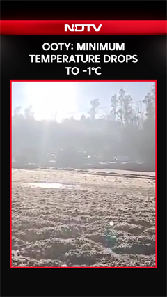 Ooty: Minimum Temperature Drops to -1&deg;C