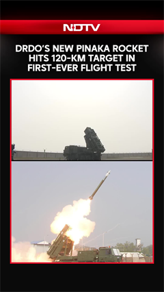 India Successfully Tests 120-Km Range Pinaka Rocket In Odisha