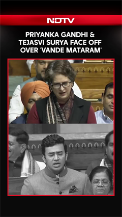 Priyanka Gandhi & Tejasvi Surya Face Off During 'Vande Mataram' Discussion