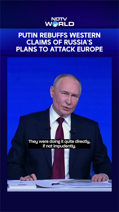 Russia Ukraine War | Putin Rebuffs Western Claims Of Russia's Plans To Attack Europe