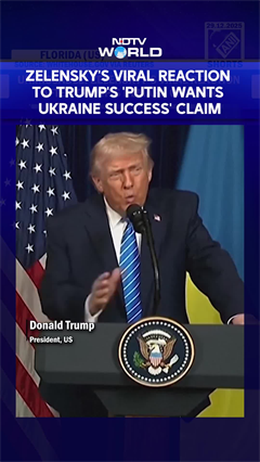 Trump's 'Putin Wants Ukraine Success' Remark Sparks Viral Zelensky Reaction