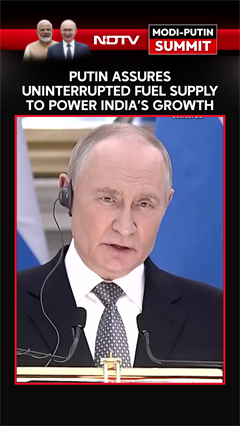 Putin Meets Modi | Putin Assures "Uninterrupted Fuel Supply" To Power India's Growth