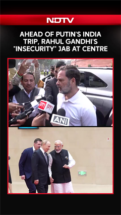 Rahul Gandhi Alleges Govt Warned Dignitaries Against Meeting LoP Amid Putin’s India Visit