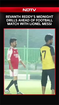 Revanth Reddy Braces For Face-Off With Lionel Messi