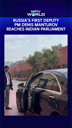 Putin In India | Russia’s First Deputy PM Denis Manturov Reaches Indian Parliament