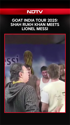 GOAT India Tour 2025: Shah Rukh Khan Meets Lionel Messi