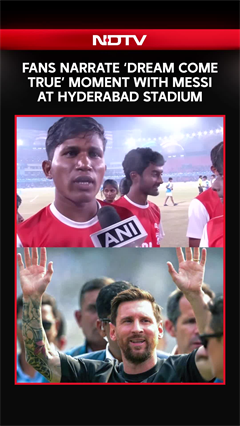 Video: Messi India Tour | Fans Narrate 'Dream Come True' Moment With Messi At Hyderabad Stadium