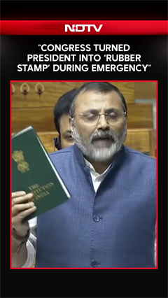 Nishikant Dubey: "Congress Turned President Into &lsquo;Rubber Stamp&rsquo; During Emergency Era"