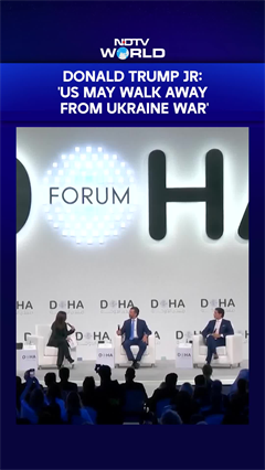 Donald Trump Jr Hints That US May Walk Away From The Ukraine War