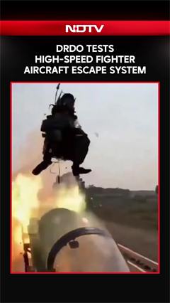 DRDO Conducts High-Speed Rocket-Sled Test Of Fighter Aircraft Escape System