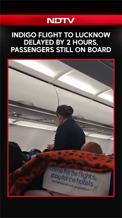 Indigo Flight Crisis | IndiGo Flight to Lucknow Delayed by 2 Hours, Passengers Still on Board