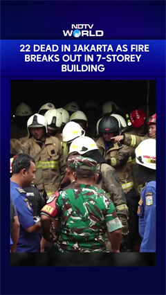 Fire Breaks Out In Office Building In Indonesia's Jakarta, Killing At Least 22