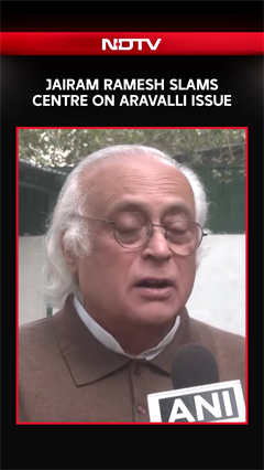 Aravalli News | Congress Leader Jairam Ramesh slams Centre on Aravalli Issue