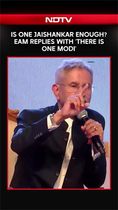 Is One S Jaishankar Enough For India? Then His "There Is One Modi" Reply