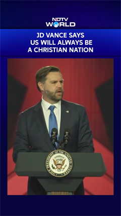 " We Always Will Be A Christian Nation": US VP JD Vance At Turning Point USA's Event