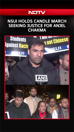 NSUI Holds Candle March Seeking Justice for Anjel Chakma In Dehradun Killing