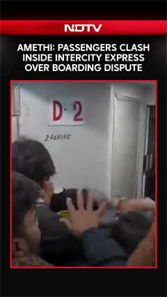 Amethi: Passengers Clash Inside Intercity Express Over Boarding Dispute