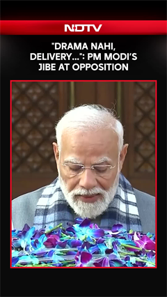 PM Modi Takes A Jibe At Opposition: "Drama Nahi, Delivery..."