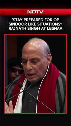 Stay Prepared For Op Sindoor Like Situations: Rajnath Singh To Civil Servants At LBSNAA