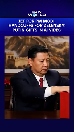 Jet For PM Modi, Handcuffs For Zelensky: "Santa" Putin Gives Gift In AI Video