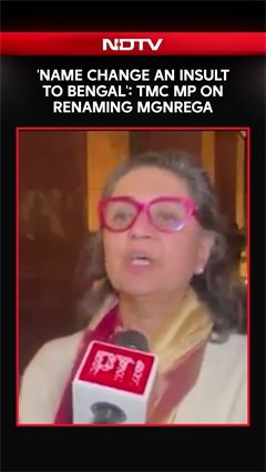 Video: MGNREGA News | 'Name Change An Insult To Gandhi, Tagore, Bengal': TMC MP On Renaming MGNREGA