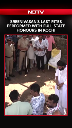 Kerala Says Goodbye To Sreenivasan, Last Rites Performed With Full State Honours In Kochi