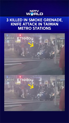 Taipei Killing | 3 Killed In Smoke Grenade, Knife Attack In Taiwan Metro Stations