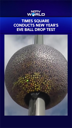 Times Square's New Year's Eve Crystal Ball Passes Drop Test Ahead Of Its Big Night In New York