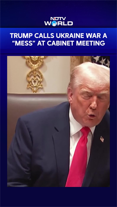 Trump Calls Ukraine War A “Mess” At Cabinet Meeting