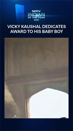 Vicky Kaushal Dedicates NDTV Indian Of The Year Award To His Baby Boy