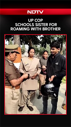 Uttar Pradesh News | Moral Policing Gone Wrong. UP Cop Schools Sister For Roaming With Brother