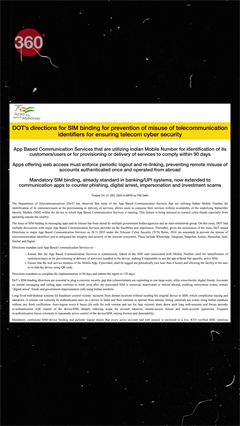 Government order to SIM bind apps on your phone